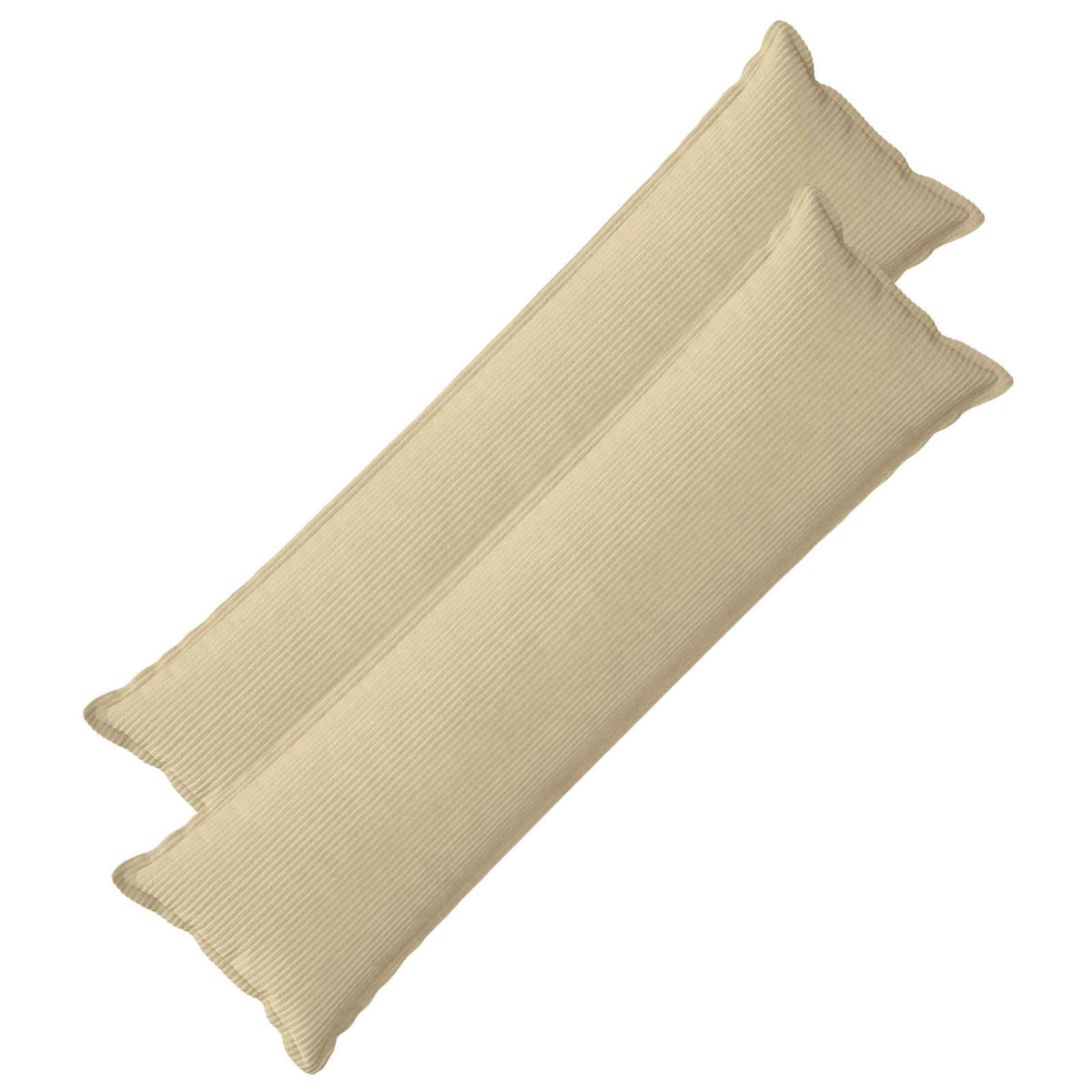 Kussensloop 2 st HOUTEN Lichtgroen Grijs 40 x 145 cm corduroy