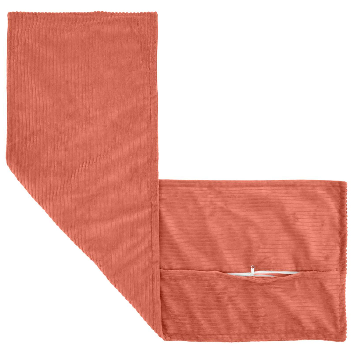 Kussensloop 2 st HOUTEN Rood-oranje 40 x 145 cm corduroy
