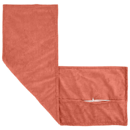 Kussensloop 2 st HOUTEN Rood-oranje 40 x 145 cm corduroy
