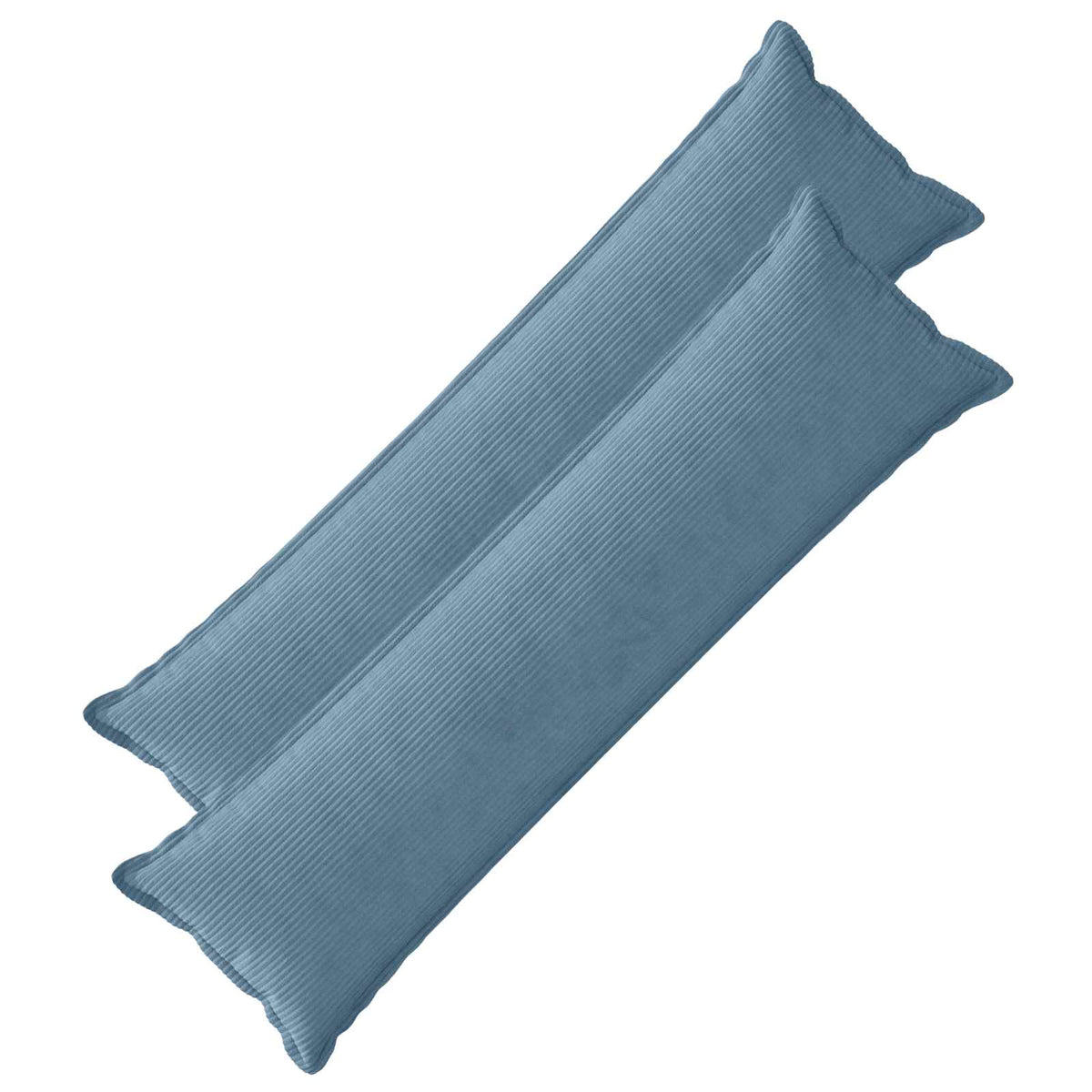 Kussensloop 2 st HOUTEN Blauw 40 x 145 cm corduroy