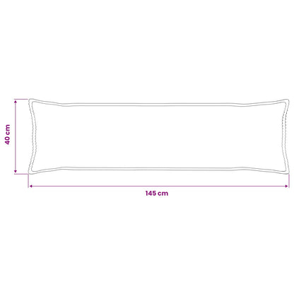 Kussensloop 2 st HOUTEN Blauw 40 x 145 cm corduroy