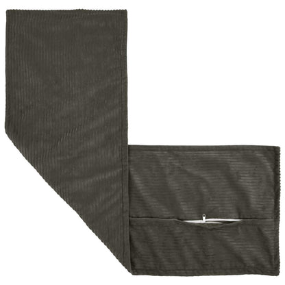 Kussensloop HOUTEN Antraciet 40 x 145 cm corduroy