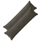 Kussensloop 2 st 40x145 cm antraciet corduroy