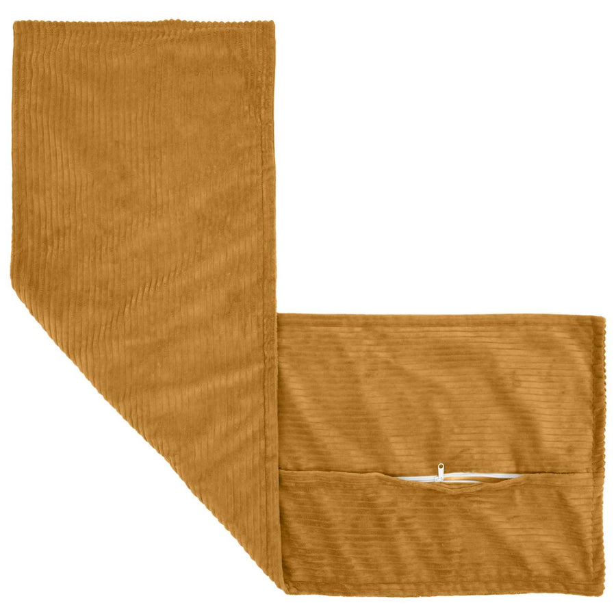 Kussensloop 2 st HOUTEN Geel 40 x 145 cm corduroy