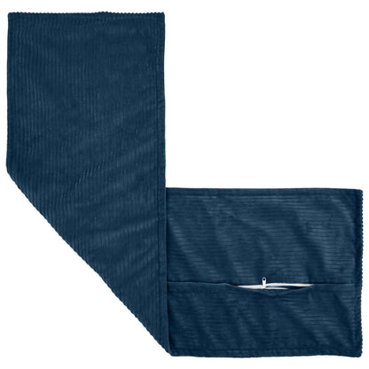 Kussensloop HOUTEN Marineblauw 40 x 145 cm corduroy
