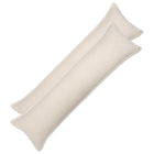 Kussensloop 2 stuks 40 x 145 cm bouclé crème