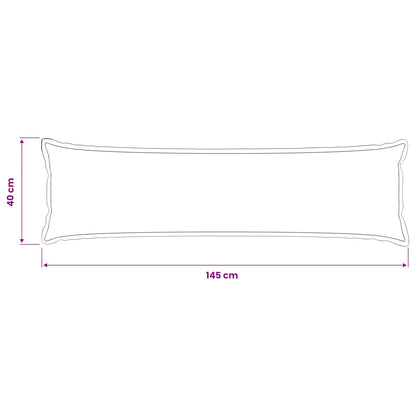 Kussensloop 2 pcs HOUTEN Donkergrijs 40 x 145 cm Bouclé