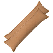 Kussensloop 2 stuks bouclé 40x145 cm beige
