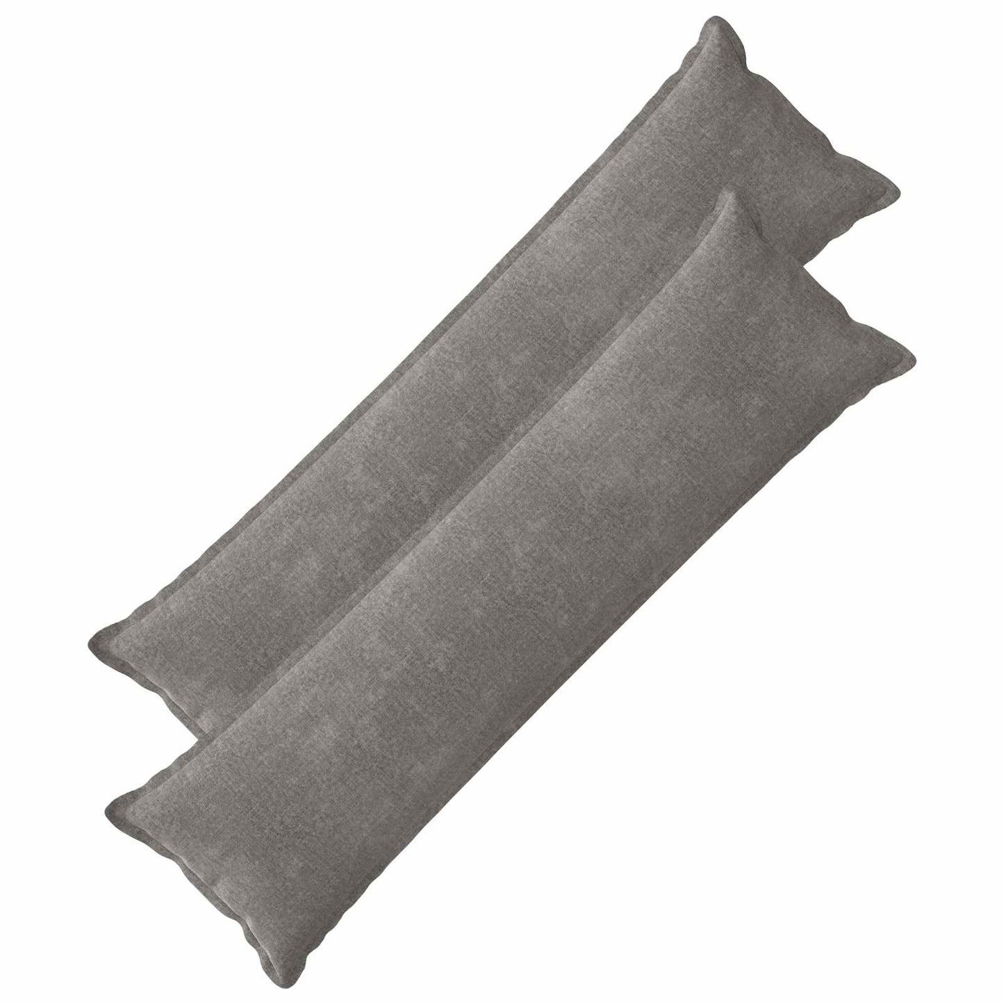 Kussensloop 2 st HOUTEN Donkergrijs 40 x 145 cm Chenille Stof