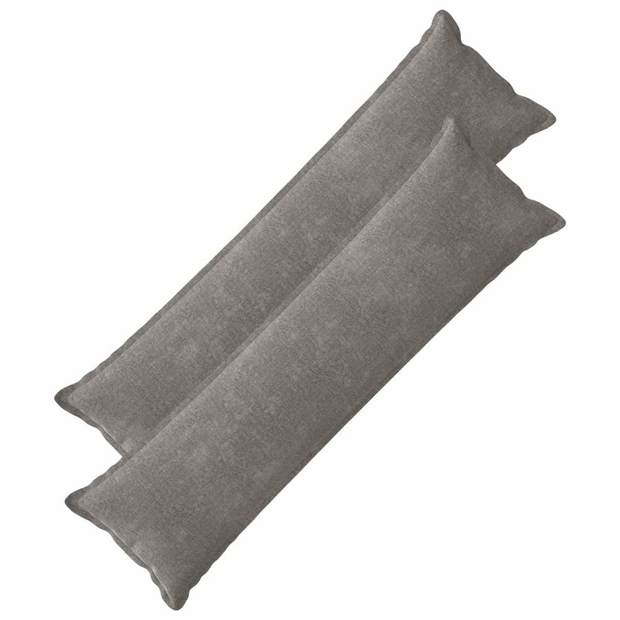 Kussensloop 2 st HOUTEN Donkergrijs 40 x 145 cm Chenille Stof