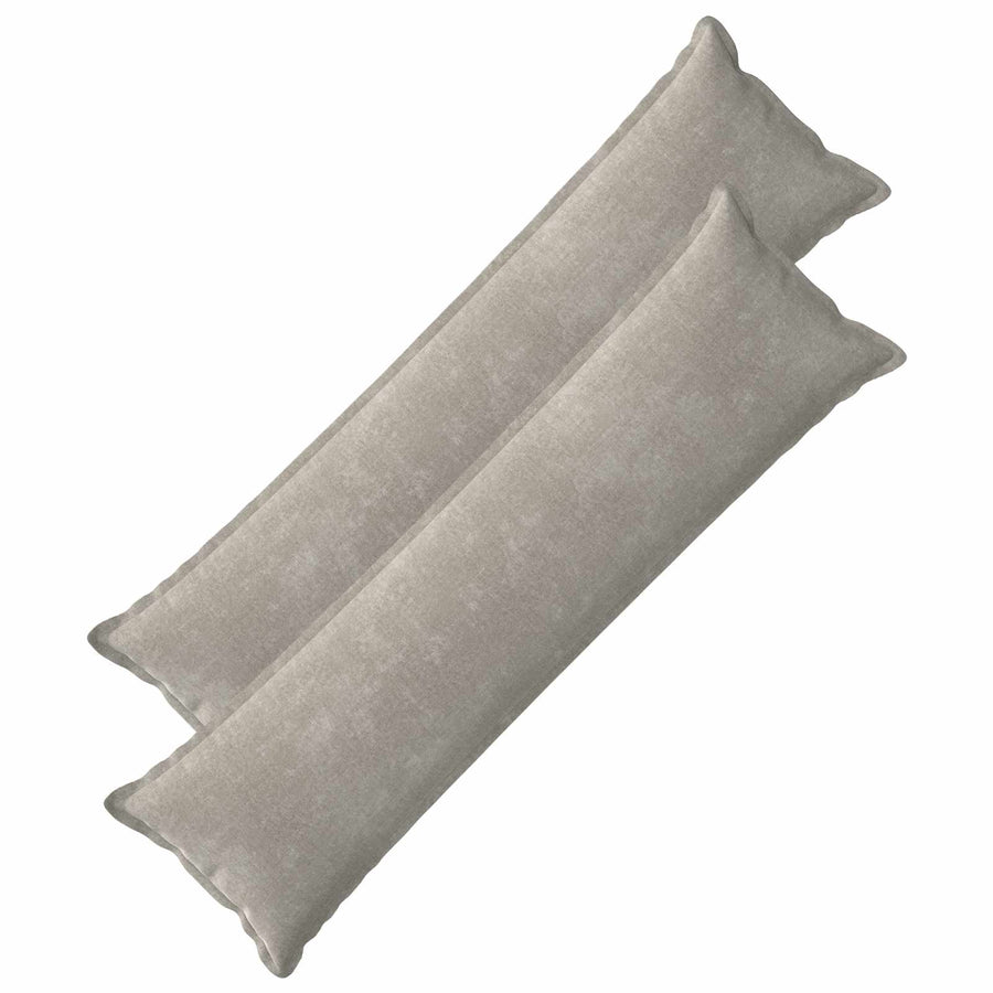 Kussensloop 2 st HOUTEN Lichtgrijs 40 x 145 cm Chenille Stof