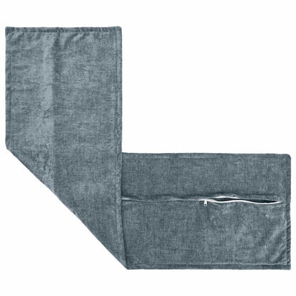 Kussensloop HOUTEN Lichtblauw 40 x 145 cm Chenille Stof