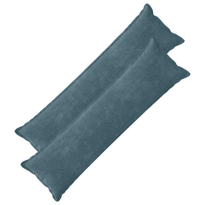 Kussensloop 2 st HOUTEN Blauw 40 x 145 cm Chenille Stof