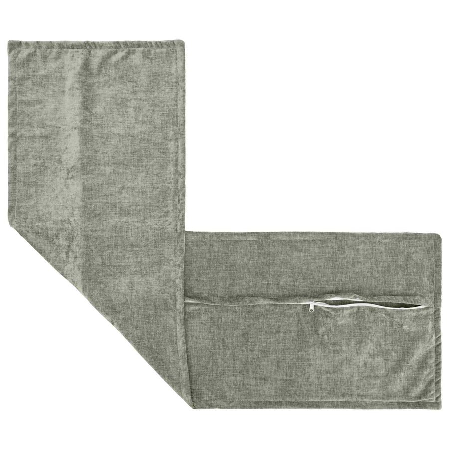 Kussensloop HOUTEN Groen 40 x 145 cm Chenille Stof
