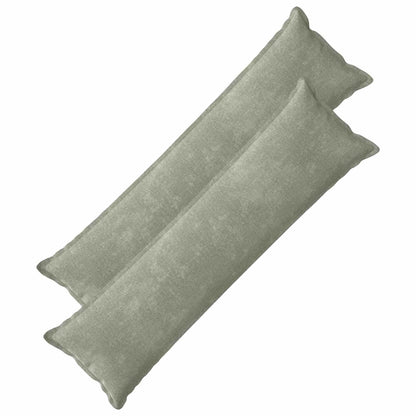 Kussensloop 2 st HOUTEN Groen 40 x 145 cm Chenille Stof