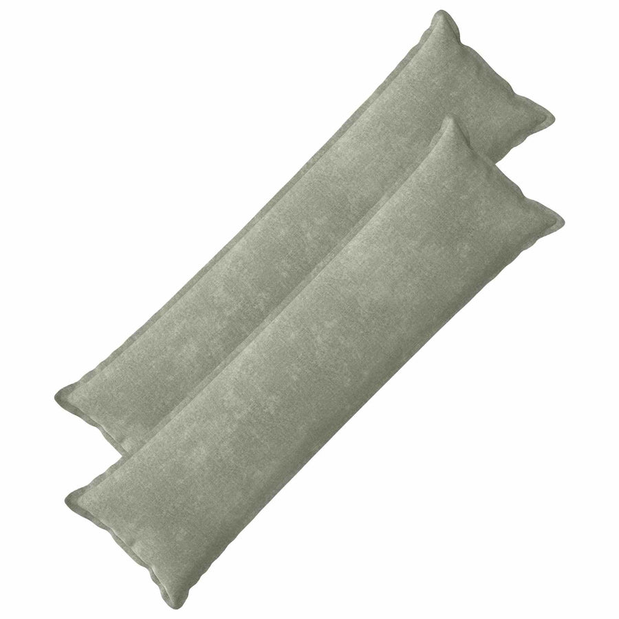 Kussensloop 2 st HOUTEN Groen 40 x 145 cm Chenille Stof
