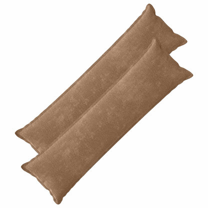 Kussensloop 2 st HOUTEN Bruin 40 x 145 cm Chenille Stof