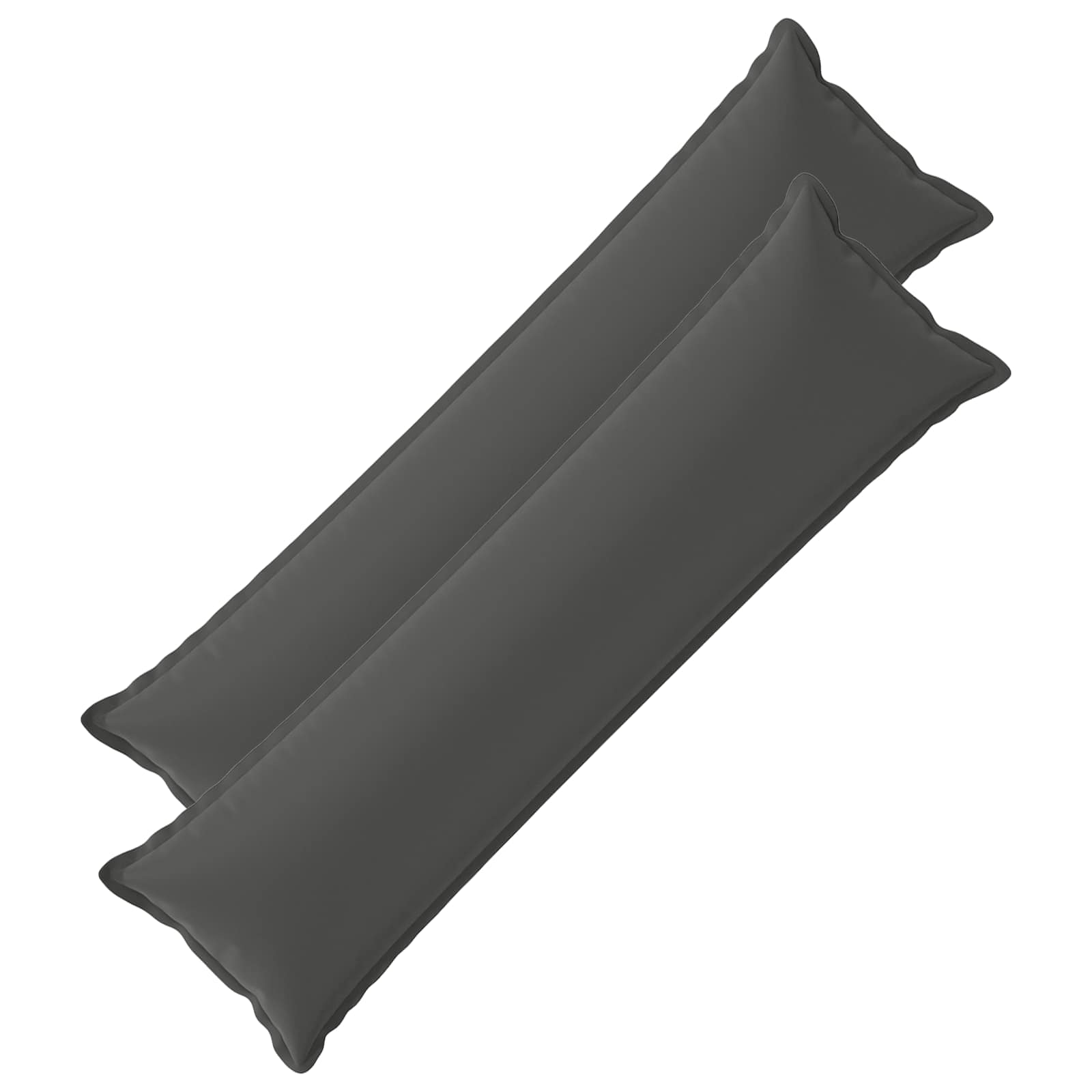 Kussensloop 2 st HOUTEN Antraciet 40 x 145 cm Polyester