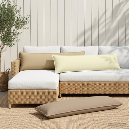 Kussensloop HOUTEN Crèmekleurig 40 x 145 cm Polyester