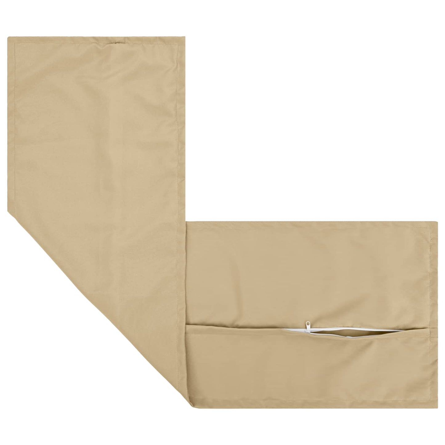 Kussensloop HOUTEN Beige 40 x 145 cm Polyester