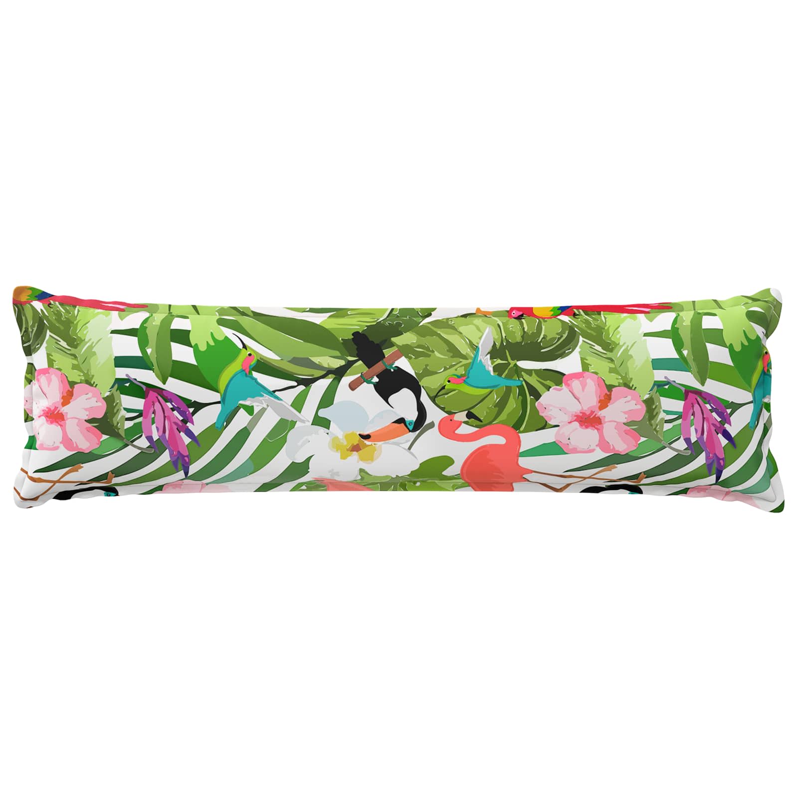 Kussensloop HOUTEN Zwart 40 x 145 cm Polyester