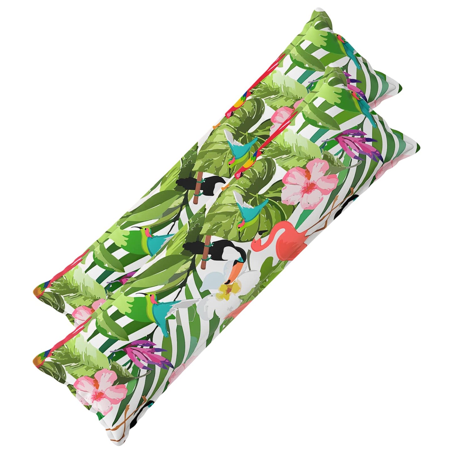 Kussensloop 2 st HOUTEN Zwart 40 x 145 cm Polyester