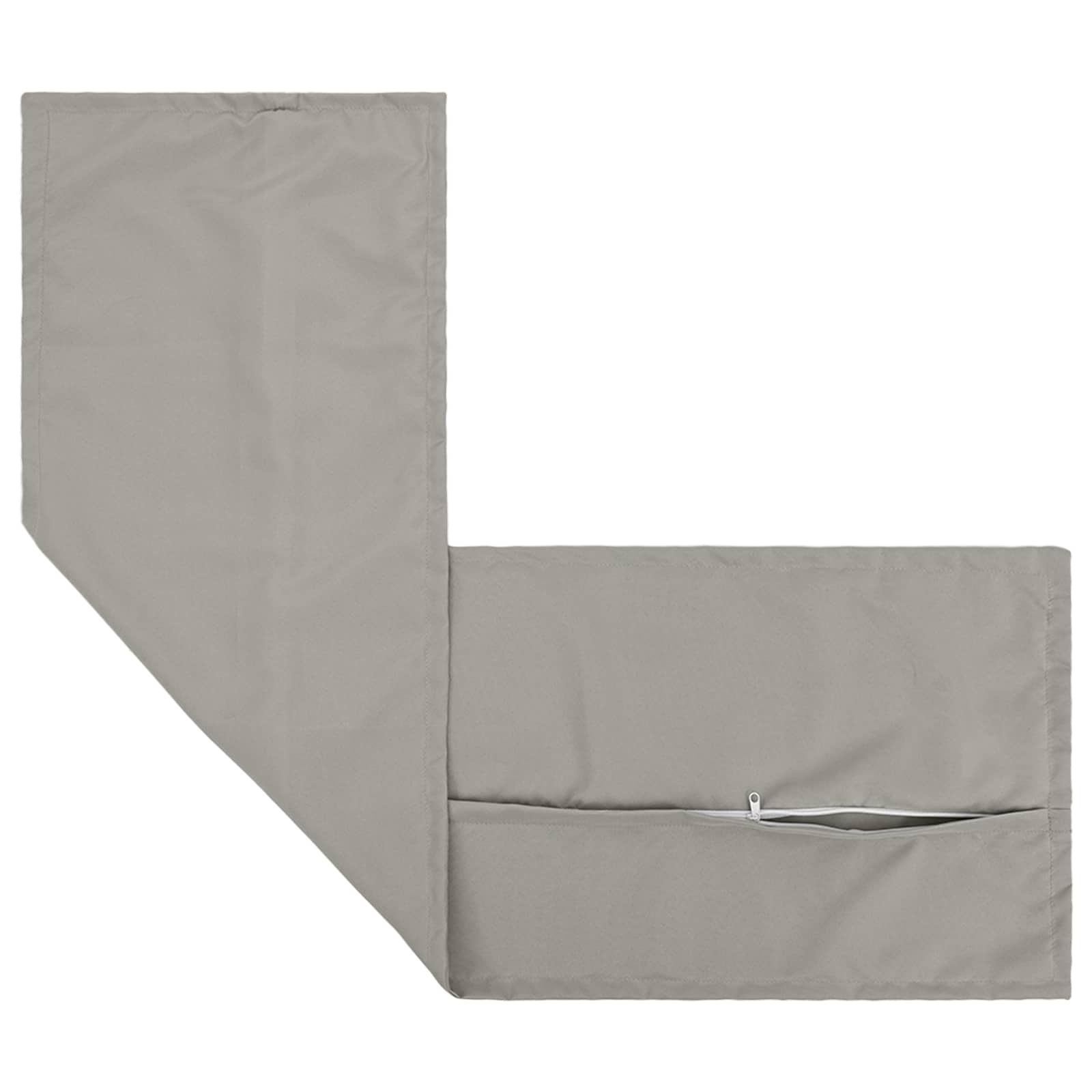 Kussensloop HOUTEN Grijs 40 x 145 cm Polyester