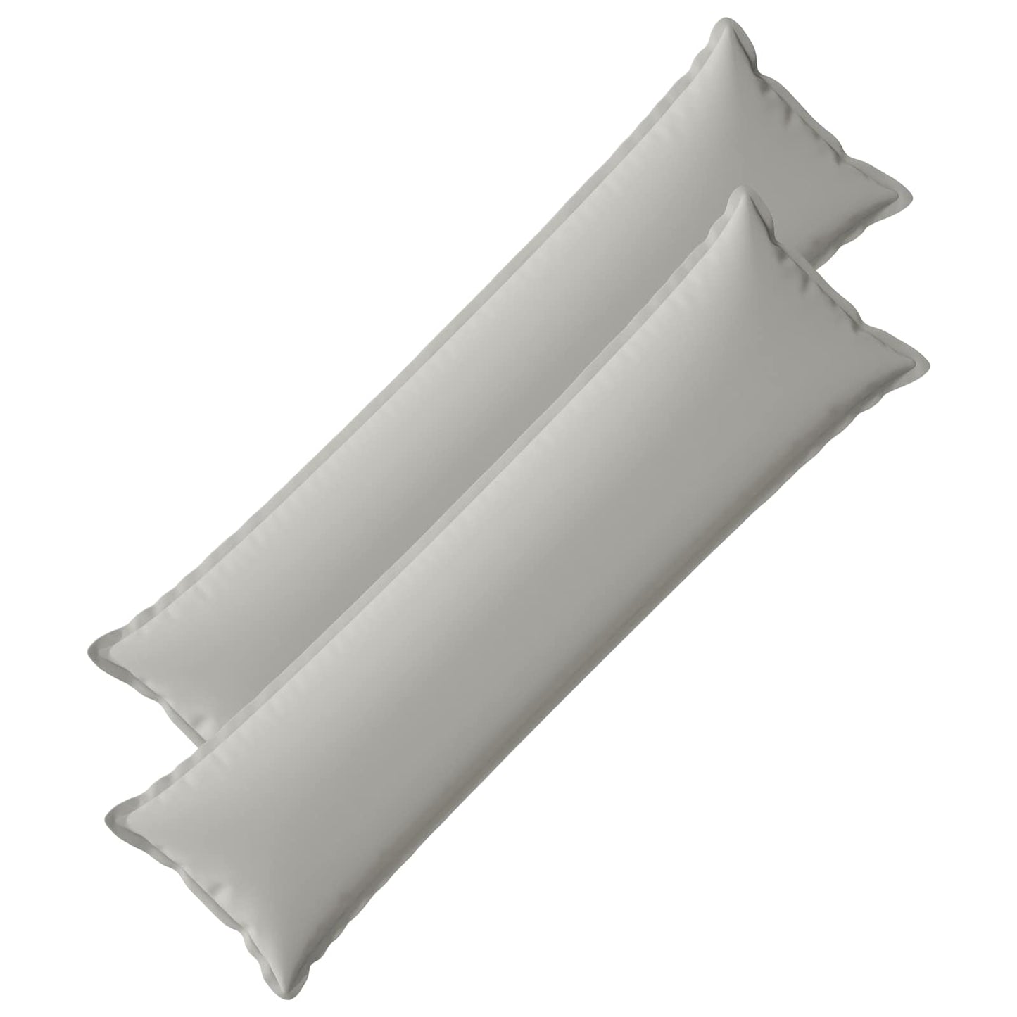 Kussensloop 2 st HOUTEN Grijs 40 x 145 cm Polyester
