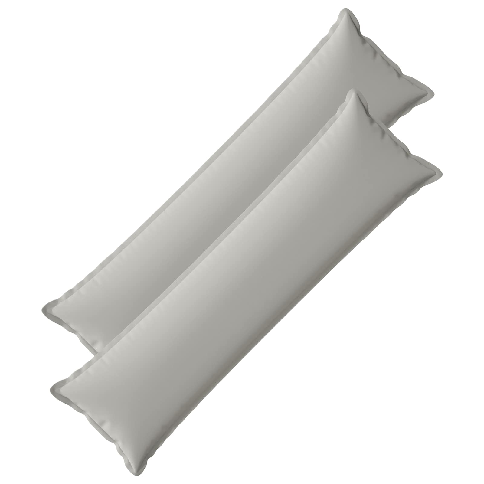 Kussensloop 2 st HOUTEN Grijs 40 x 145 cm Polyester