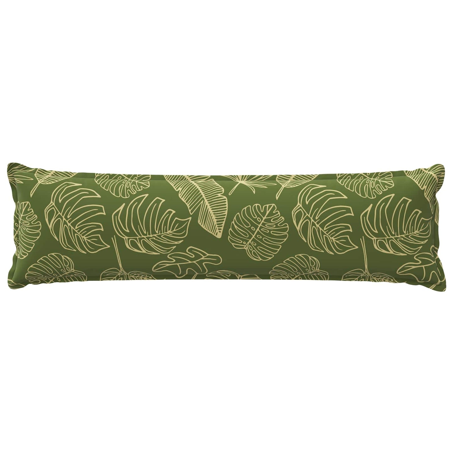 Kussensloop 2 st HOUTEN Bladontwerp 40 x 145 cm Polyester