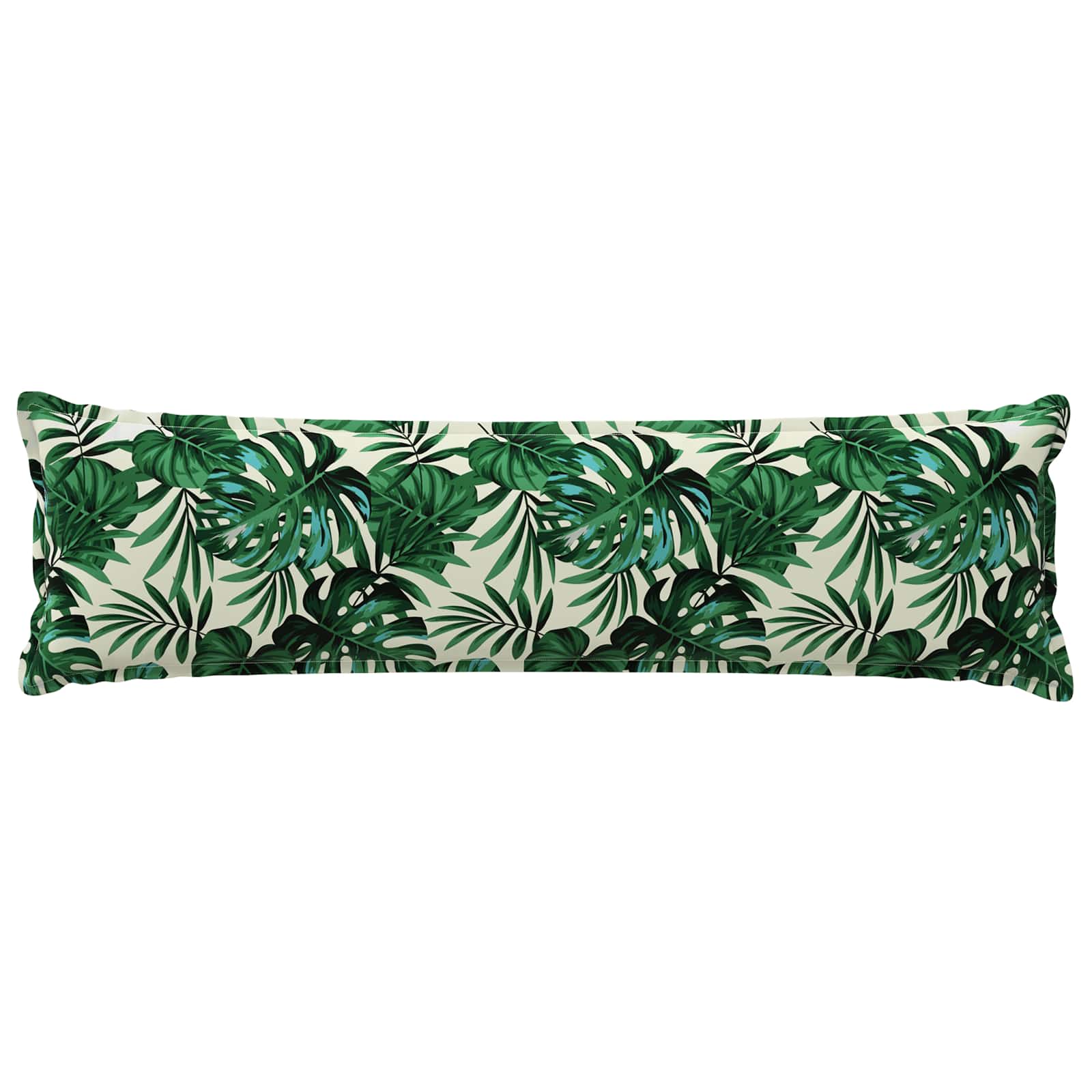 Kussensloop HOUTEN Bladpatroon 40 x 145 cm Polyester