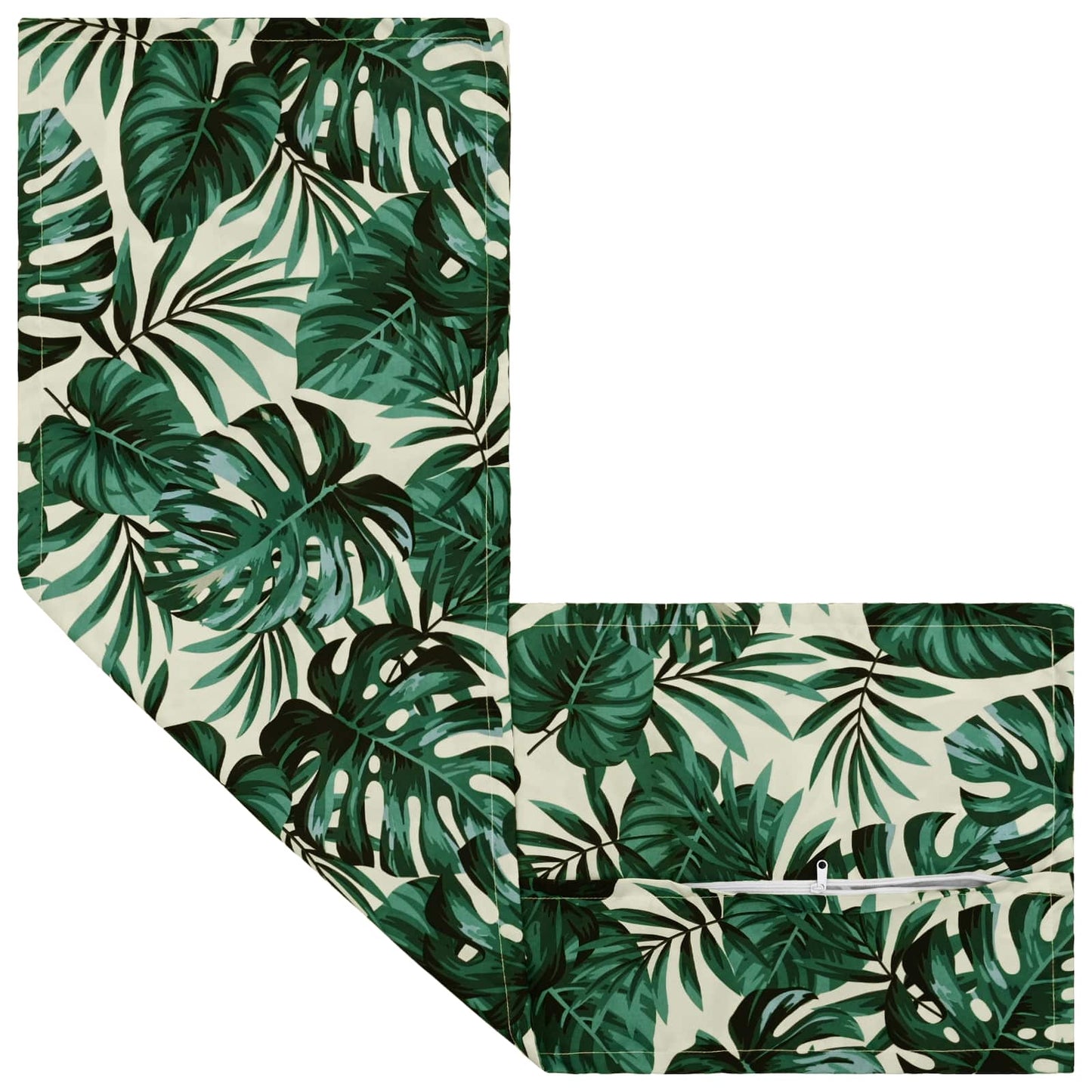 Kussensloop 2 st HOUTEN Bladpatroon 40 x 145 cm Polyester