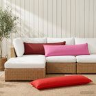 Kussensloop 2 st HOUTEN Rood 40 x 145 cm Polyester