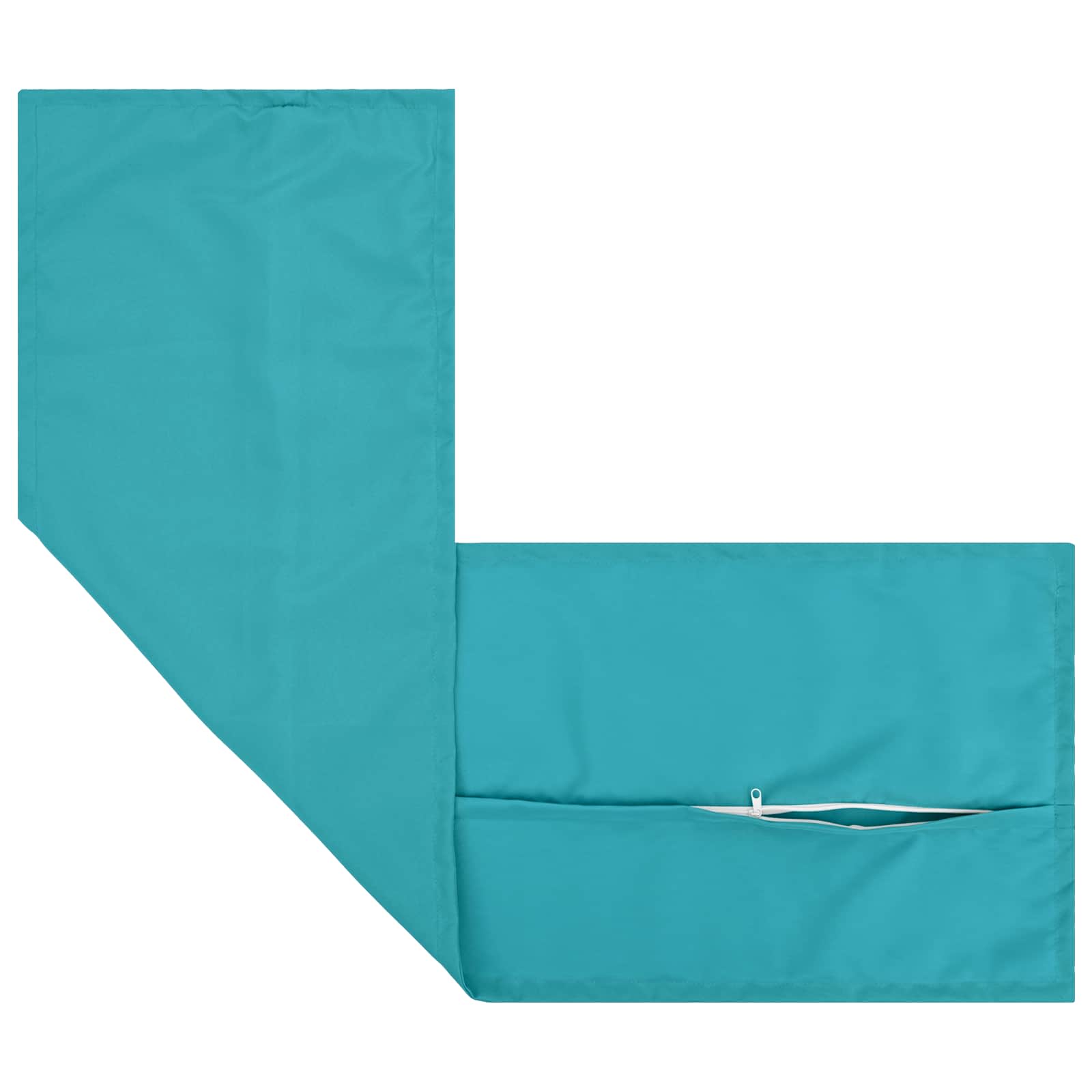Kussensloop HOUTEN Turquoise 40 x 145 cm Polyester