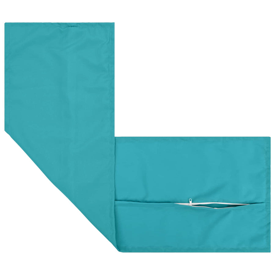 Kussensloop 2 st HOUTEN Turquoise 40 x 145 cm Polyester