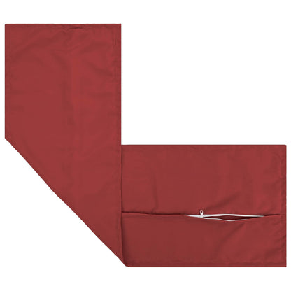 Kussensloop HOUTEN Wijnrood 40 x 145 cm Polyester