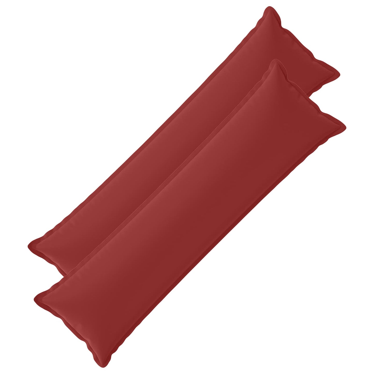 Kussensloop 2 st HOUTEN Wijnrood 40 x 145 cm Polyester