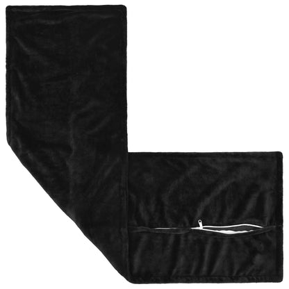 Kussensloop 2 pcs HOUTEN Zwart 40 x 145 cm Flanel