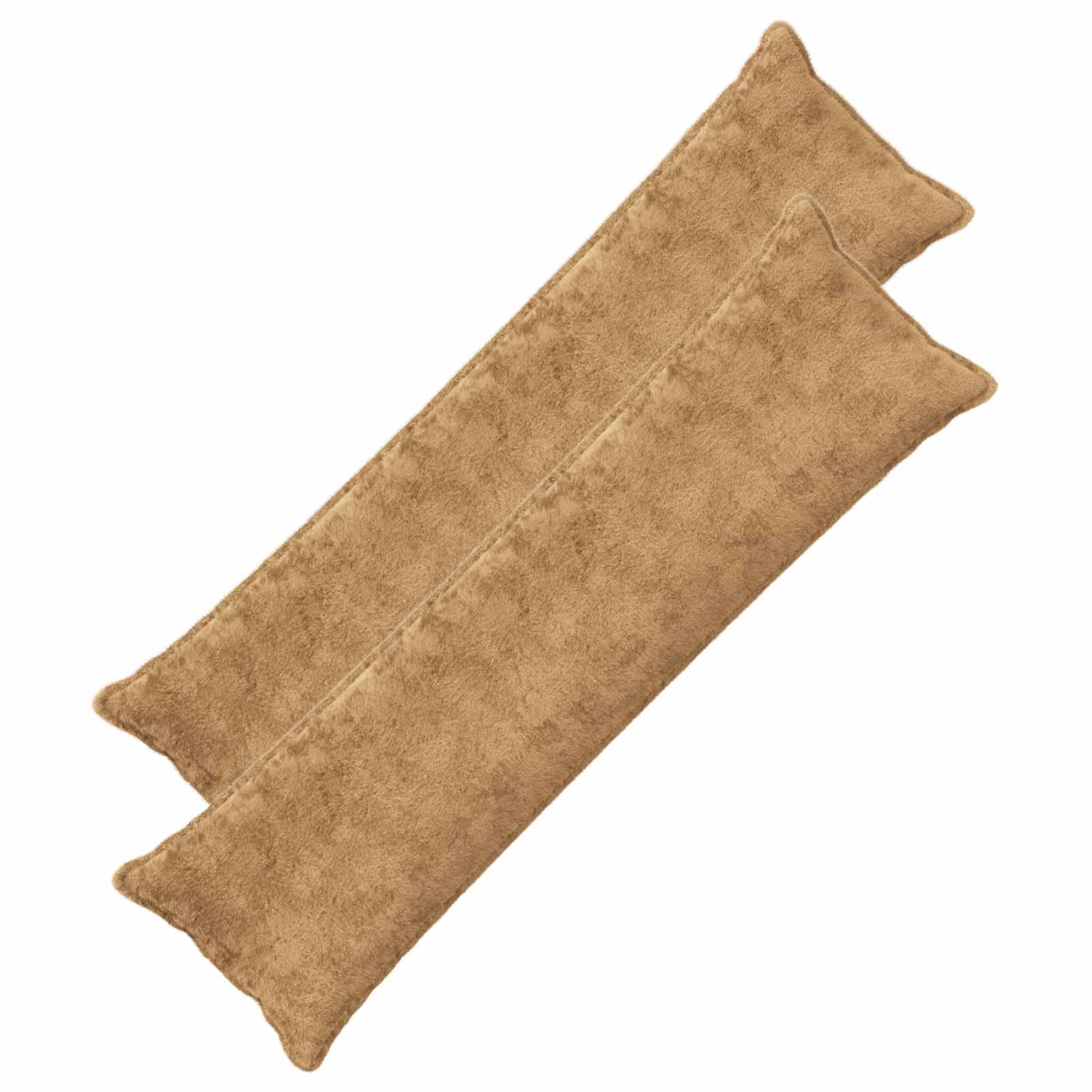 Kussensloop 2 st HOUTEN Taupe 40 x 145 cm Nep Konijnenbont