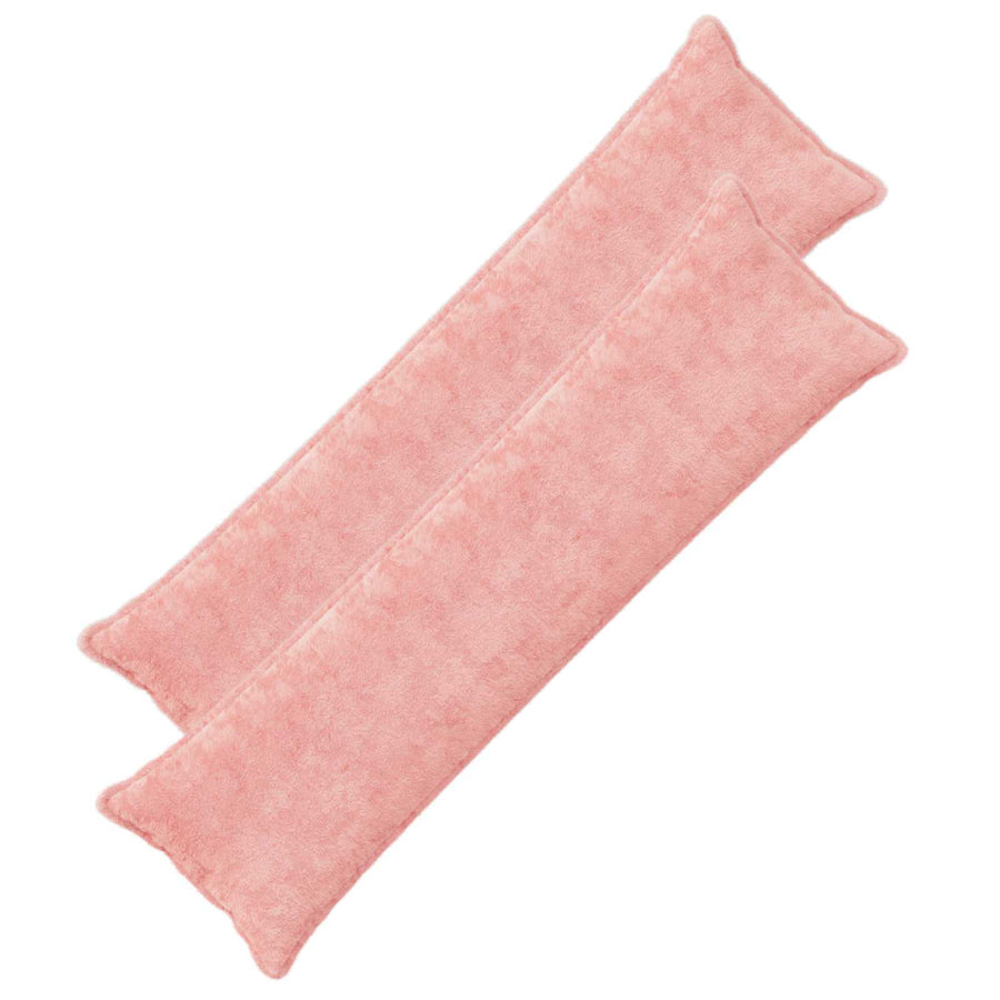Kussensloop 2 st HOUTEN Roze 40 x 145 cm Nep Konijnenbont