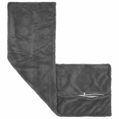 Kussensloop 2 st HOUTEN Donkergrijs 40 x 145 cm