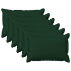 Kussensloop 6 pcs HOUTEN Donkergroen 40 x 60 cm Faux Linnen