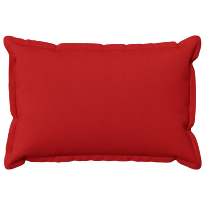 Kussensloop 6 pcs HOUTEN Rood 40 x 60 cm Faux Linnen