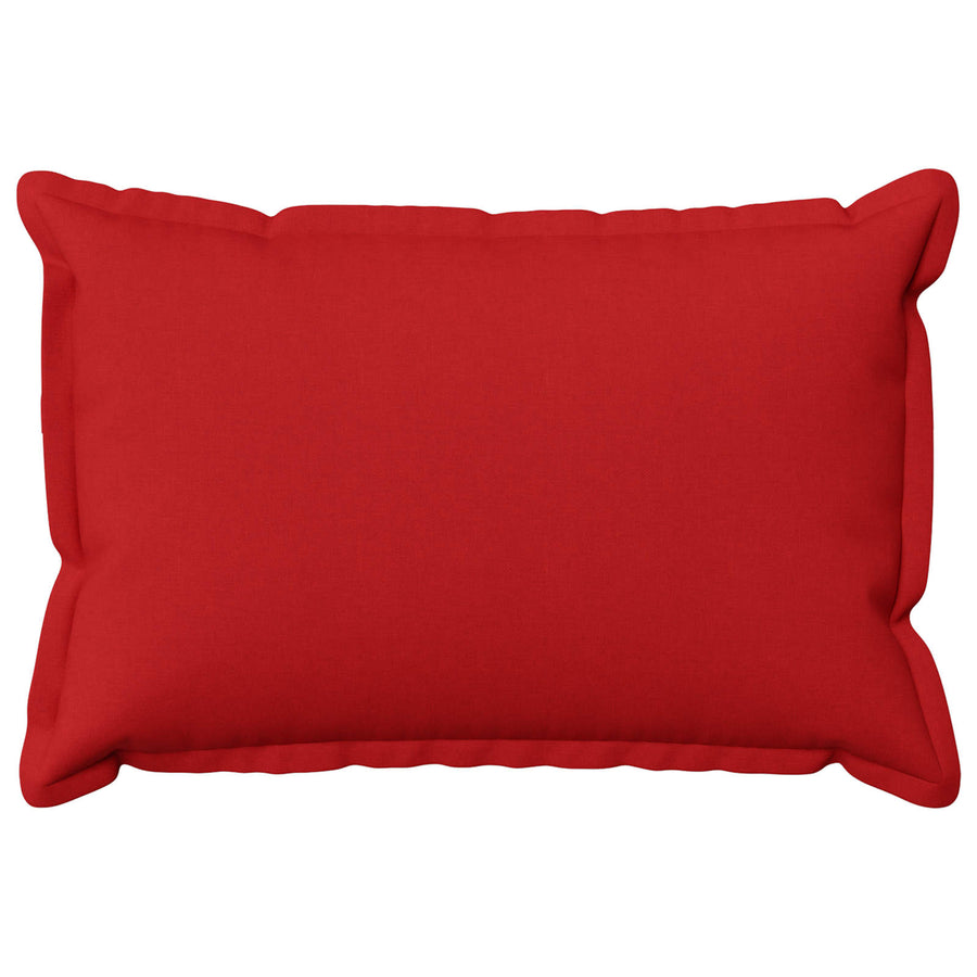 Kussensloop 6 pcs HOUTEN Rood 40 x 60 cm Faux Linnen