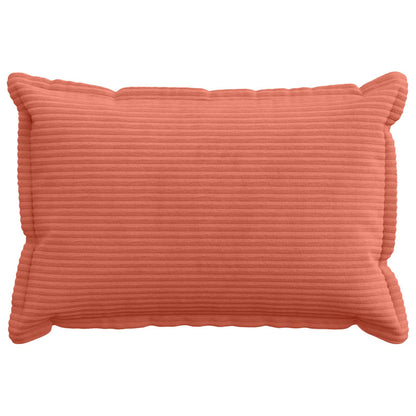 Kussensloop 2 st HOUTEN Rood-oranje 40 x 60 cm corduroy