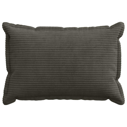 Kussensloop 6 st HOUTEN Antraciet 40 x 60 cm corduroy