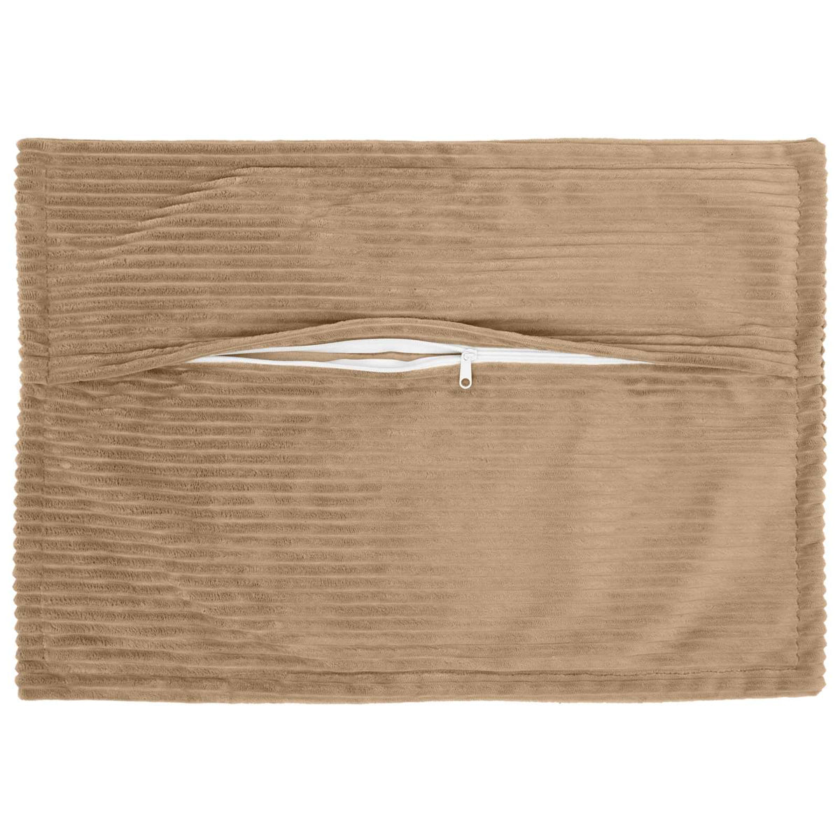 Kussensloop 2 st HOUTEN Bruin 40 x 60 cm corduroy