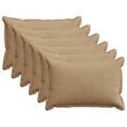 Kussensloop 40x60 cm bruin corduroy set van 6