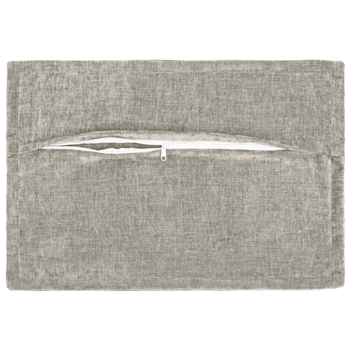 Kussensloop 2 st HOUTEN Lichtgrijs 40 x 60 cm Chenille Stof