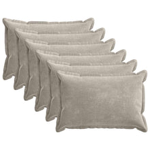 Kussensloop 6 st HOUTEN Lichtgrijs 40 x 60 cm Chenille Stof
